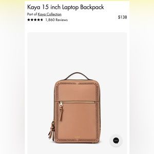 Calpak Kaya 15 inch Laptop Backpack
